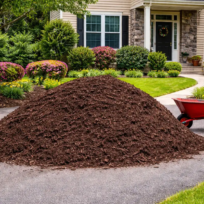 Find bulk mulch with local delivery from Dambly's Garden Center