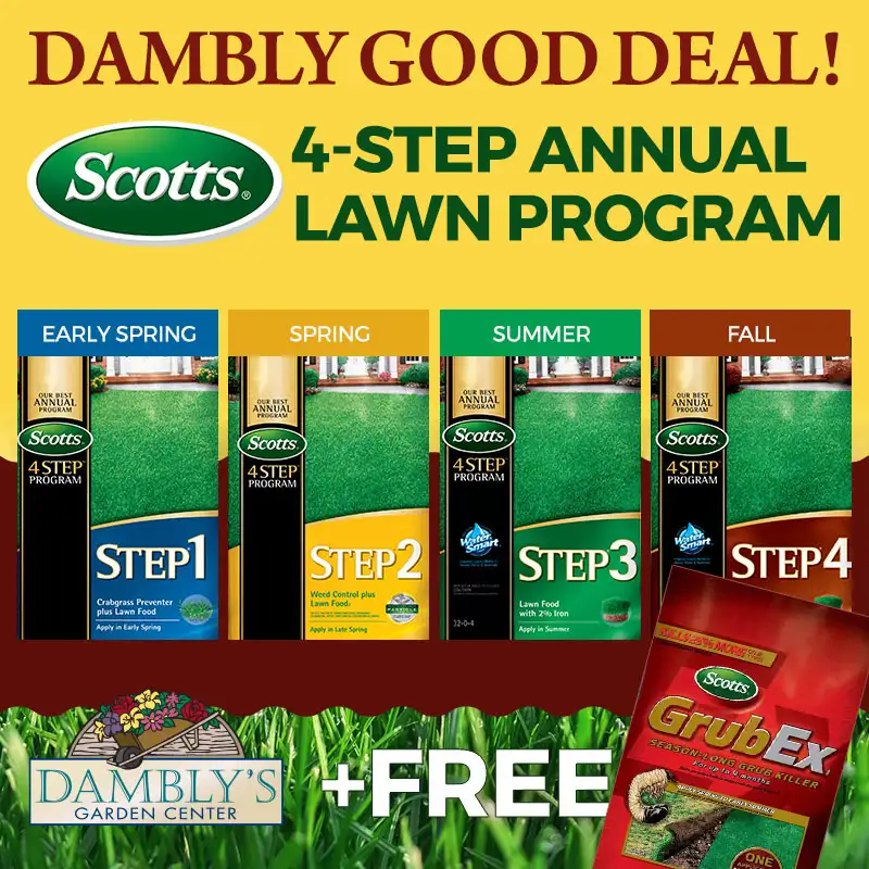 Dambly's Good Deal Scotts 4-step Annual Lawn Program