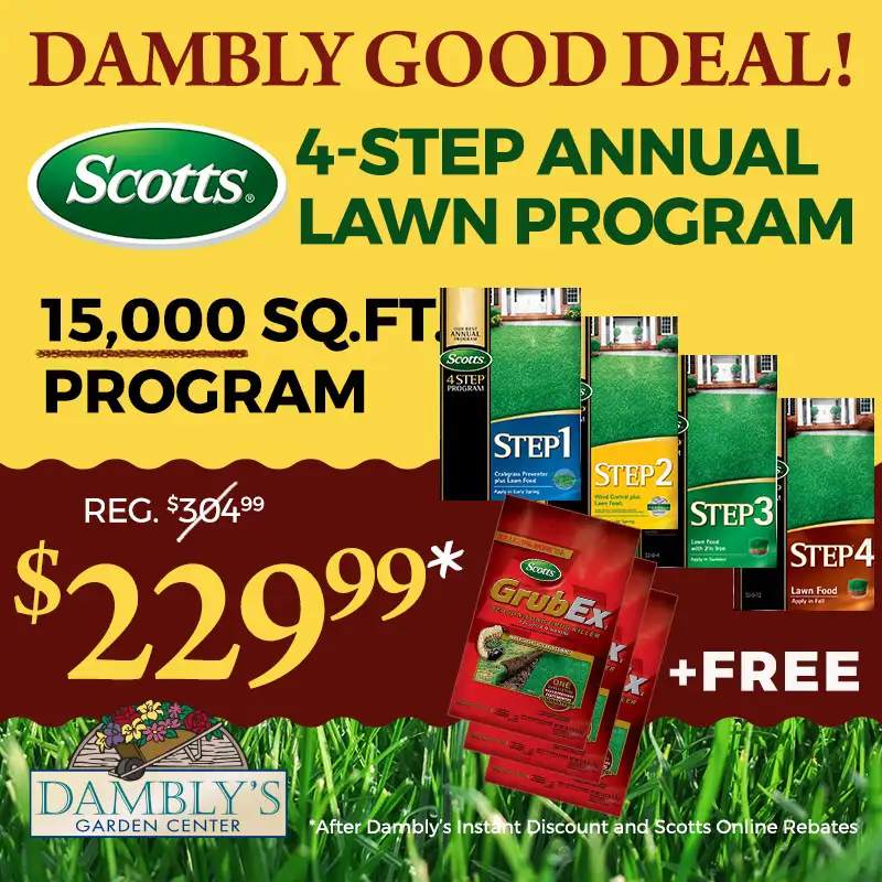 Dambly's Good Deal Scotts 4-step Annual Lawn Program